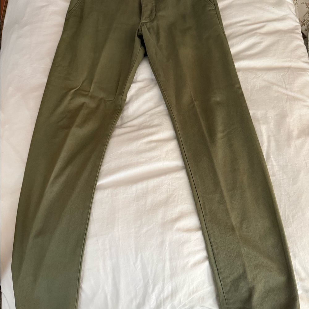 Buck Mason Olive Green Pants